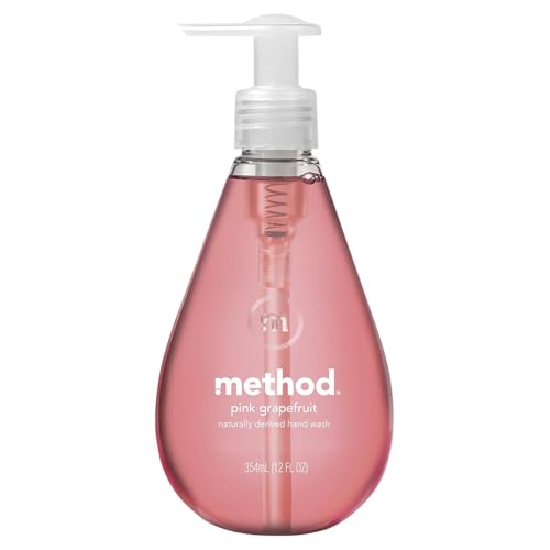 Method Gel Hand Soap, Pink Grapefruit, 12 oz Packaging May Vary (Pack of 1)