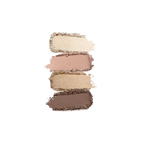 KIKO Milano Bright Quartet Eyeshadow Palette | 4 Baked Eyeshadows For Wet And Dry Use