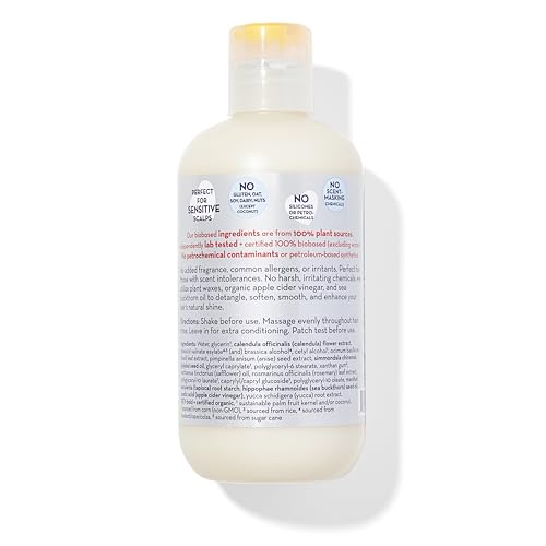 California Baby Super Sensitive Hair Conditioner | 100% Plant-Based | Fragrance Free Conditioner | Rinse-out or Leave in Conditioner | 251 mL / 8.5 oz