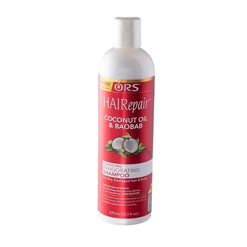 ORS HAIRepair Coconut Oil & Baobab Sulfate-Free Invigorating Shampoo HAIRepair Coconut Oil and Baobab Restoring Conditioner - Bundle