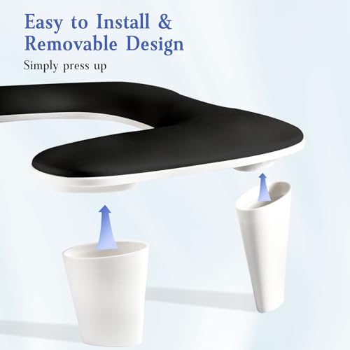 Arm Rest for Nails Tech: U-shaped Manicure Nail Arm Rest Stand Big White Armrest Microfiber PU Leather Hand Rest Pillow for Acrylic Nail Cushion