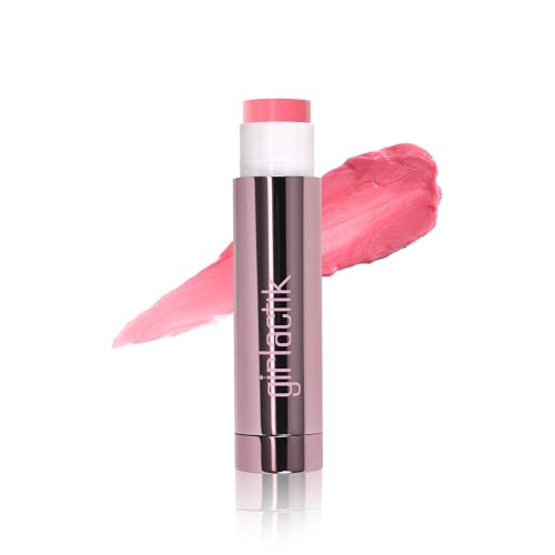 Girlactik Jello Gloss Lip Balm - Original Lip Care with Vitamin E, Aloe Vera, Avocado and Apricot Kernel Oil for Hydrating, Moisturizing Lip Balm with Glossy, Smooth, 4.5 g / 0.15 oz (Be Pink)