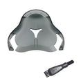 Shaver Head Protection Cover Cap with Cleaning Brush, Guard Razor Head Cover Plastic Protective Cap for Electric Shaver RQ11 RQ12 RQ1150 RQ1151 RQ1131 RQ1130 RQ1175 RQ1060 RQ1075 RQ1085 RQ109 S7000