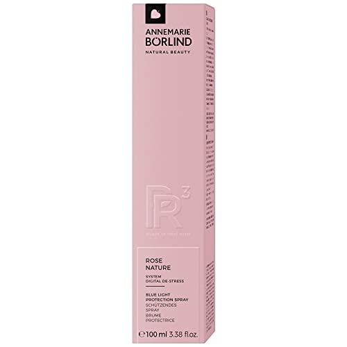 ANNEMARIE B?RLIND Rose Nature System Blue Light Protection Spray (3.38 Fl Oz) - Reduces the effects of Blue Light, Protects against stress reactions of the skin, Vegan