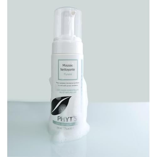 Phyt's Purity Cleansing Foam - Face Wash with Essential Oils - Soap-Free Face Cleanser with Astringent and Purifying Plant Extracts - 5.4 oz