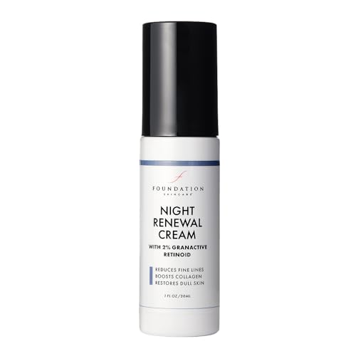 Foundation Skincare Night Renewal Cream - Rejuvenate and Repair Your Skin While You Sleep for a Radiant and Youthful Appearance - 1 Fl Oz