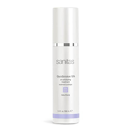 Sanitas Skincare GlycoSolution 15%, Active, Exfoliating Treatment, 3.4 Ounces