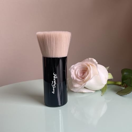 Anne's Giverny Cosmetics Foundation Brush Blending Brush, Holds Loose Powder, Bare Professioal Makeup Brush