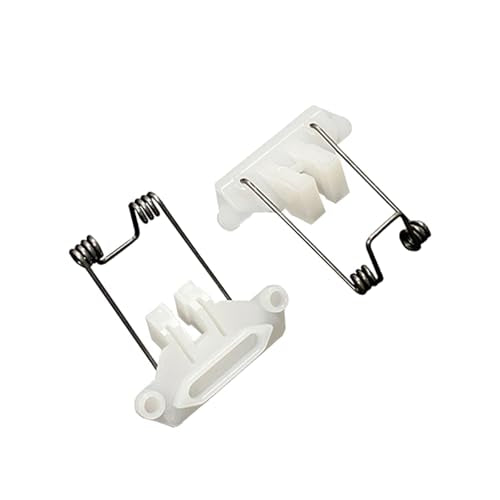 2 Sets Hair Clippers Spring Tension and Cam Follower Swing Head fit for Babyliss 870 Series Hair Clipper Head Spring (2 X Swinging Spring 2 X White Cam Follower)