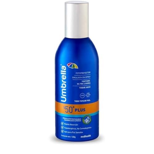 Umbrella Plus Spray 50+, broad spectrum Sunscreen 120G