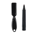 Vtrem 4 Tip Beard Pencil Filler for Men, Waterproof Sweat Proof Beard Pen Filler Fork Black Micro-Fork Barber Styling Pencil with Brush Creates Natural Looking Beard, Moustache & Eyebrows