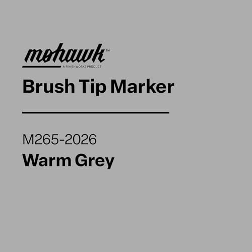 Mohawk Brush Tip Graining Marker (Warm Grey)