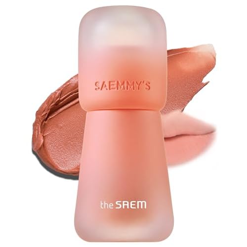 THESAEM Saemmy's Crema Velvet Tint - 01 Caramel Whip Nude Beige - Korean Velvet Lip Tint Creamy Comfort Plumping Formula - Blurred Finish Long-Lasting Smooth Lips, 0.14 fl.oz.