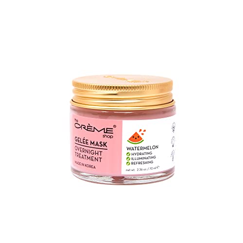 The Cr?me Shop Korean Skincare | Overnight Gel Mask for Moisturizing and Hydrating, Anti-Aging, Brightening, Relief facial skin care - 2.36 oz (Watermelon)