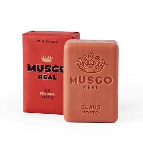 Claus Porto - Musgo Real Puro Sangue Body Soap for Men + Women | Freshen, Cleanse, Condition | Handcrafted, Aromatic, Unique, Woody (160g | 5.6 oz)