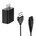 Charger Cord for Hatteker Electric Shaver Hair Clipper Beard Trimmer RFC-598 RSCX-7568 RFC-696 RFC-690 RFC-692 RFC-588 RSCX-9598, with 5V USB Charger