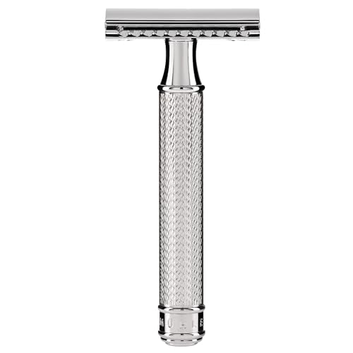 M?HLE Grande R89 Double Edge Safety Razor (Closed Comb) | Perfect for Everyday Use | Barbershop Quality Close Smooth Shave | Luxury Razor for Men
