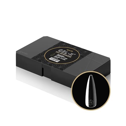 Apr?s Gel-X¢ç Sculpted Stiletto Long Tip Box | 500pc Gel-X Tips, 11 Sizes 00-9, Premium Quality