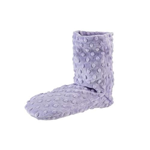 Sonoma Lavender Spa Booties, Microwavable Heated Slippers, Luxury Herbal Booties, Herbal Aromatherapy Foot Warmer