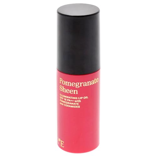 82E Pomegranate Sheen Illuminating Lip Oil SPF 15 PA Plus for Women - 0.2 oz Lip Oil