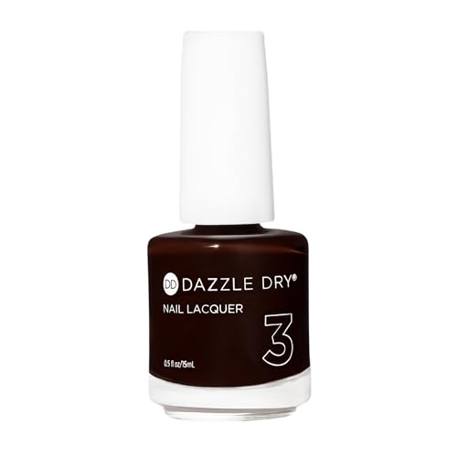 Dazzle Dry Nail Lacquer (Step 3) - Mulled Wine - A vampy blood wine. Full coverage cream. (0.5 fl oz)