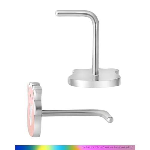 SALLY ROSE Care Bears Nose Stud, 316L Stainless Steel Nose Ring L Shaped Official License Cheer Bear Nose Piercings