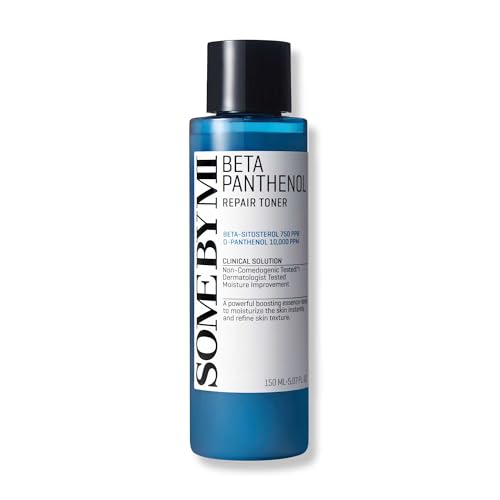 SOME BY MI Beta-Panthenol Repair Toner - 5.07Oz, 150ml - Daily Soothing Korean Toner for Face with Skin Moisturizing Effect - Rebuilding Skin Barrier with Panthenol for Milk Skin - Korean Skin Care