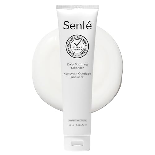 Sente Daily Soothing Facial Cleanser For Dry and Sensitive Skin | Gently Removes Oil, Impurities and Makeup | with Vitamin E | 5.5 Fl Oz
