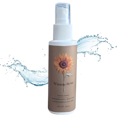 Hypochlorous Acid Spray for Face & Body, Reduce Acne Breakouts, Redness - Soothes Irritation & Purifies Skin, All Skin Types, Fragrance-Free, 4 FL Oz