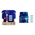 Dermaplaning Tool (15 Count) and Dermaplane Oil Bundle - Easy to Use Facial Razor with Pre Shave Oil - Effortless Hair Removal