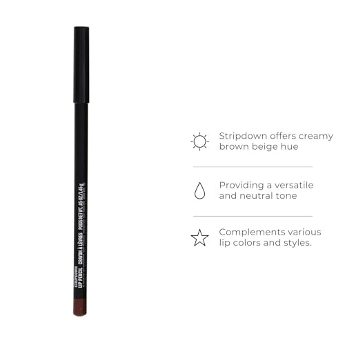 Mac Lip Pencil Stripdown Creamy Brown Beige, 0.05 oz