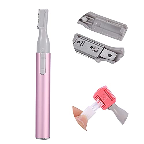 Electric Face Eyebrow Hair Body Blade Remover Trimmer, Portable Shaver for Eyebrows, Ears, Arms, Legs, Easy to Use, Convenient to Carry