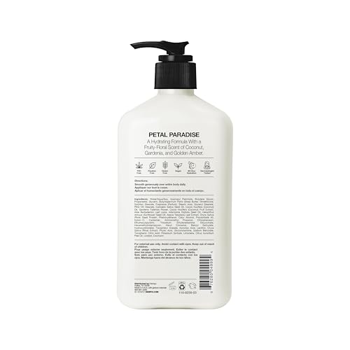 Hempz Body Lotion Moisturizer - White Gardenia & Coconut Palm - Daily Moisturizing Cream, Shea Butter, Coconut Oil - Skin Care Products, All Natural Hemp Seed Oil - 17 Fl Oz