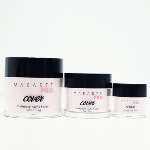 MakarttPro Acrylic Powder - 112g/4oz Nail Cover for Extension, Perfect for Professional Private Nail Technicians (Rose Petal)