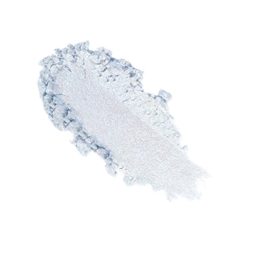 KimChiChic Beauty Mini Pearl Gone Wild Highlighter - Pressed Shimmer Powder for Face & Body, Iridescent Glow, with Mirror, Cruelty Free, Hope Blue Iridescent 0.17oz