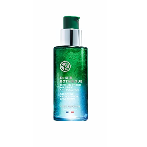Yves Rocher Elixir Botanique Fortifying Anti-Pollution Daily Serum | Face Serum Protects Against Harmful Effects of Pollution | 1.69 Fl Oz
