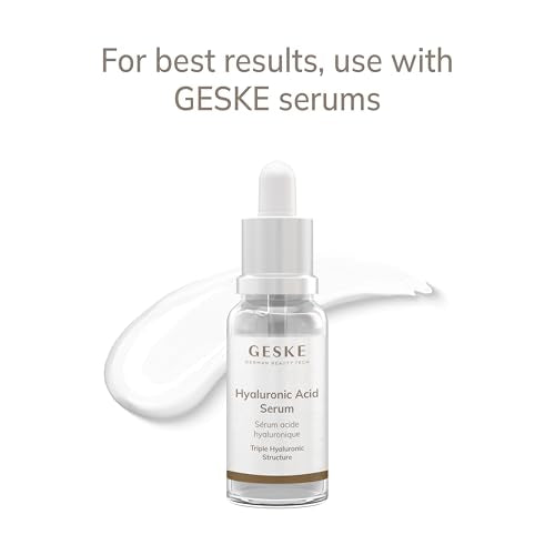 GESKE SmartAppGuided¢â Cool & Warm Eye Massager | 7 in 1 | Multifunctional Massager | Eyes & Face | Battery-free Cooling & Warming | Firms, Relaxes & De-Puffs Skin | Ring-shaped Design for Easy Grip