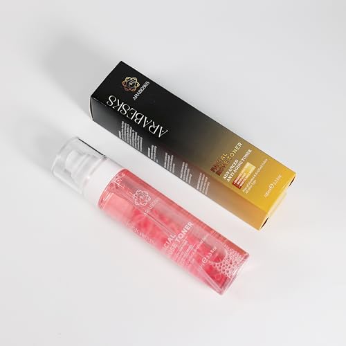 ARABESKS Rose Toner Spray 3.4 oz ? Hydrating Face Mist with Hyaluronic Acid, Aloe Vera & Vitamin C, Alcohol-Free, Vegan