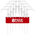 8Pcs Gallon Jug Pump Dispenser, 38-400 Leak Proof Pump for Gallon Jug - Lotion Shampoo Pump Cap Included, Fits 1 Gallon Bottle 64oz 128oz Shampoo Laundry Detergent Containers