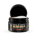 Derm Dude Full and Soft Beard Balm for Men ? Conditioning Balm with Natural Oils for Growth, Softness & Styling ? Tames Frizz, Hydrates Skin ? Non-Greasy - Island Rum, 2oz