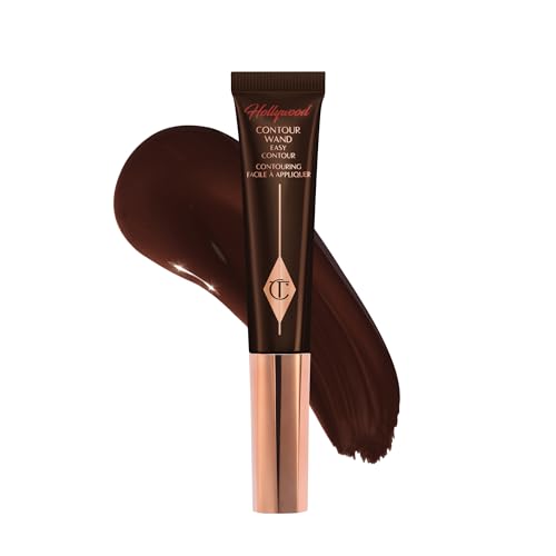 Charlotte Tilbury Hollywood Liquid Contour Wand - Easy-to-Use Contour Stick & Liquid Bronzer for Sculpting & Shaping - Leaves a Natural-Looking Sculpted Finish