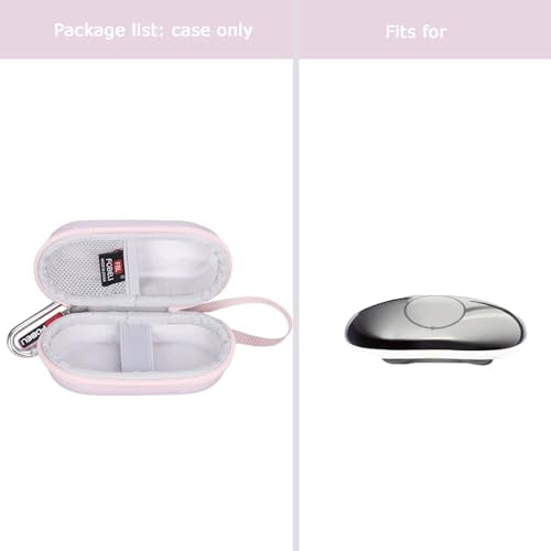FBLFOBELI EVA Hard Storage Case for ZIIP Halo, ZIIP OX, ZIIP GX Facial Toning Device/for Gillette Venus Mini Facial Hair Remover (Case Only) (Rose Gold)