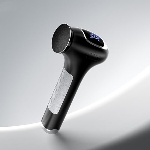 L'UGX Electric Callus Remover for Feet ?Powerful 8N¡¤cm Torque Professional Pedicure Foot File, 3-Speed Settings, LCD Display, 60pcs Sandpaper Discs, Type-C Rechargeable, Ergonomic Handle
