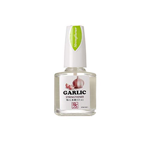 Ruby Kisses Nail Treatment, Garlic Nail Strengthener, Nail Growth & Repair, Strengthening Polish for Thin Damaged Nail, Stops Splits, Chips and Cracks, Infused with Garlic & Vitamin E (1 Pack)