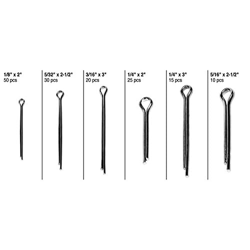 Performance Tool W5206 150pc Large Cotter Pin Assortment