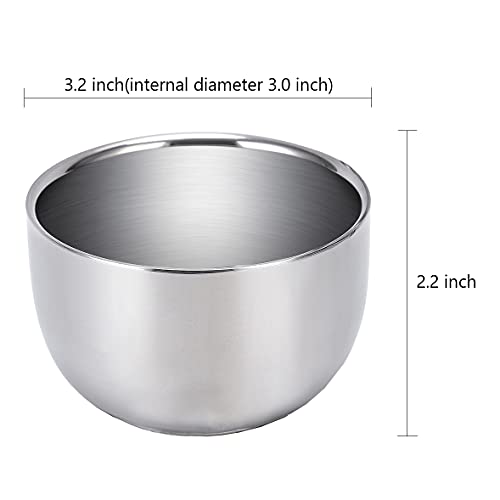 Straight Razor stand With Perfect double layer stainless steel Shaving Soap Bowl and Shaving Brush Natural Solid Wood Handle