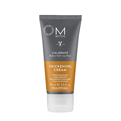 MITCH by Paul Mitchell Calibrate Thickening Cream, Medium Hold, Low Shine, For All Hair Types, 2.5 fl. oz