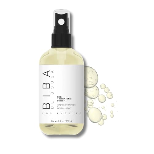 Biba De Sousa The Hydrating Toner with Phospholipids - Intense Hydration & Anti Pollutant - Makeup Setting Spray - for All Skin Types and Tones (8oz)