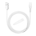 Meridian Trimmer Charger, Meridian Charger for Meridian Trimmer Original, Body Hair Trimmer for Women, 3.3ft Power Cord, 1 Cleaning Brush, White