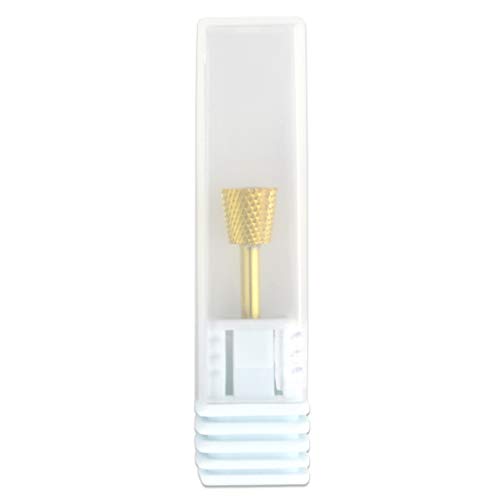 Pana 3/32" 4 Week Backfill Nail Carbide Bit - for Electric Dremel Drill Machine (Medium, Gold (Inverted Backfill))